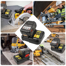 Carica l'immagine nel visualizzatore di Gallery, Waitley Caricabatterie 10,8 V 18 V compatibile con DeWalt XR DCB112 DCB115