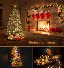 Carica l'immagine nel visualizzatore di Gallery, Avoalre Luci di Natale 1000 LEDs 25M, Catena Luminosa 8 Modalità Impermeabile IP44 Luci Albero di Natale Decorative per Interno Esterno Natale Atmosfera Romantica Camera Festa Nozze, Bianco Caldo