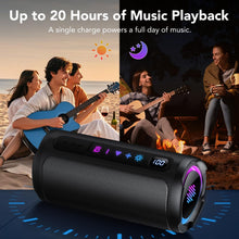 Carica l'immagine nel visualizzatore di Gallery, Cassa Bluetooth 5.4 Potente 20W, Doppio Driver Basso, 20H Autonomia, Casse Bluetooth Portatile con 2 EQ Modalità+Display