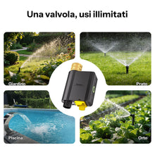 Carica l'immagine nel visualizzatore di Gallery, SONOFF SWV-ZNE Hydro ONE Lite Zigbee Smart Timer per Irrigazione con Spruzzatore, Ingresso in Ottone, Timer di Irrigazio