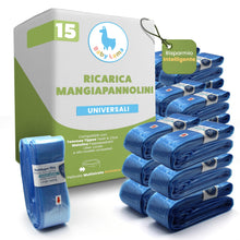 Carica l'immagine nel visualizzatore di Gallery, Sacchetti Mangiapannolini Universali (15) – Compatibili con Ricarica Mangiapannolini Foppapedretti e Tommee Tippee – Res