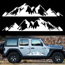 Carica l'immagine nel visualizzatore di Gallery, TOMALL 1 paio di adesivi per montagne innevate, adatti per fuoristrada SUV vinile carrozzeria decorazione per porte per 