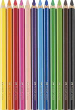 Carica l'immagine nel visualizzatore di Gallery, FABER-CASTELL - Set di matite colorate Jumbo triangolari da 12 pezzi