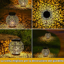 Carica l'immagine nel visualizzatore di Gallery, Lanterne da Esterno, 2 Pezzi Lanterna Solare da Esterno, IP55 Impermeabile LED Lanterne Solari da Giardino, Decorazioni 