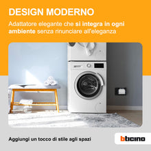 Carica l'immagine nel visualizzatore di Gallery, BTICINO Adattatore S3626D, 3 Prese Schuko Standard Tedesco, Spina Grande 16A, Presa multipla su 3 Lati, Potenza Fino a 3