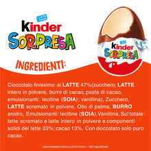 Carica l'immagine nel visualizzatore di Gallery, Kinder Sorpresa - 3 Uova di Cioccolato al Latte con Sorpresa PlayMobil, 60g
