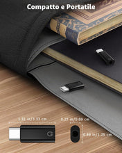 Carica l'immagine nel visualizzatore di Gallery, MoKo Adattatore Audio USB-C a 3,5mm, Dongle Type-C a 3,5mm Aux Jack