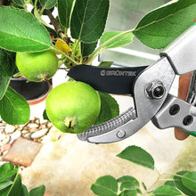 Carica l'immagine nel visualizzatore di Gallery, GRÜNTEK Forbici da Giardino Professionali. Cesoie da Potatura Giardino Piccole. Taglio a incudine. Forbici in alluminio 