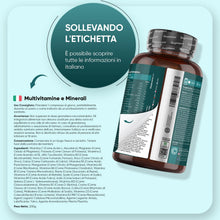 Carica l'immagine nel visualizzatore di Gallery, Multivitaminico Completo in 400 Micro Compresse Vegane (per +1 Anno)