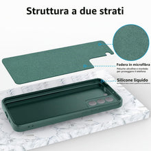 Carica l'immagine nel visualizzatore di Gallery, Qasyfanc Cover Protezione Fotocamera Compatibile con Samsung Galaxy S22 5G, Silicone Morbida, Antiurto, Sottile, Elegant