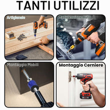 Carica l'immagine nel visualizzatore di Gallery, 3 pezzi di anello magnetico con testa per cacciavite, set di anelli per viti, strumento domestico rimovibile per trapani