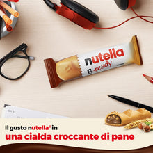 Carica l'immagine nel visualizzatore di Gallery, Nutella B-ready - 6 Snack Dolci Monoporzione, Croccante Cialda di Pane con un Cremoso Ripieno di Nutella, 132 gr