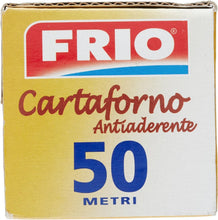 Carica l'immagine nel visualizzatore di Gallery, FRIO - Rotolo Carta Forno 50 metri x 33 cm - Antiaderente per Forno, Microonde e Conservazione - Pronto all'Uso - Ideale