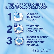 Carica l'immagine nel visualizzatore di Gallery, Catsan Hygiene Plus Lettiera Igienica per Gatti, Granuli Non Agglomeranti ad Alta Assorbenza, 10 L