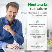 Carica l'immagine nel visualizzatore di Gallery, Medisana PM 100 pulsossimetro da dito, pulsometro professionale