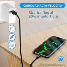 Carica l'immagine nel visualizzatore di Gallery, PremiumCord Cavo di Collegamento USB 3.2 Gen 2, Cavo Dati Superspeed Fino a 10 Gbit/s, Cavo di Ricarica Fino a 3 A, Pote