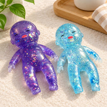 Carica l'immagine nel visualizzatore di Gallery, 2 personaggi squishy, ornamenti da scrivania viola e blu