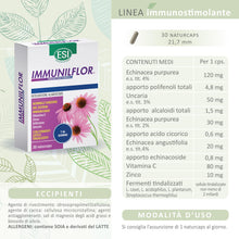 Carica l'immagine nel visualizzatore di Gallery, ESI - Immuniflor, Integratore Alimentare a Base di Fermenti Lattici e Vitamina C, Favorisce le Difese Immunitarie Contro