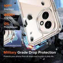 Carica l'immagine nel visualizzatore di Gallery, iVoler Anti Ingiallimento Chiaro Cover per Honor 400 5G, [Antiurto di Grado Militare] Trasparente Sottile Anti Graffio C