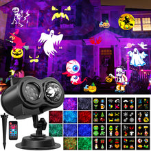 Carica l'immagine nel visualizzatore di Gallery, OUSFOT Proiettore Halloween 16 Diapositive, con Telecomando