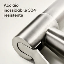 Carica l'immagine nel visualizzatore di Gallery, Praknu Bidet Spruzzatore con Doccetta e Supporto – Idroscopino WC Inox