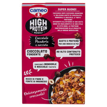 Carica l'immagine nel visualizzatore di Gallery, Cameo High Protein Muesli, Cereali Proteici Con Cioccolato Fondente, Croccanti Mandorle E Nocciole Tostate, Muesli Prote