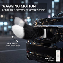 Carica l'immagine nel visualizzatore di Gallery, 1 Pezzi Coda Elettrica per Auto con Telecomando, Coda Pelosa per Auto, Con Suono attivato e Oscillazione a 3 Velocità, C