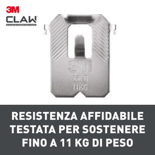 Carica l'immagine nel visualizzatore di Gallery, 3M CLAW Gancio per Appendere Quadri su Cartongesso, 4 Ganci - Sostiene fino a 11 kg - Ottimo per il Fissaggio di Oggetti