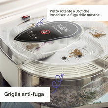 Carica l'immagine nel visualizzatore di Gallery, MAGIC SELECT Acchiappamosche Elettrico Girevole 360° con USB, Nero