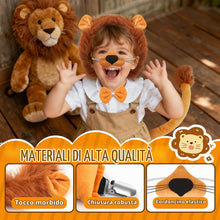 Carica l'immagine nel visualizzatore di Gallery, 4 Pezzi Set Costume da Leone,