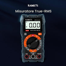 Carica l'immagine nel visualizzatore di Gallery, Multimetro Digitale KAIWEETS Tester Portatile MINI TRMS 2000 Conta Tensione CA CC/Corrente CC/Resistenza/Continuità/Diod