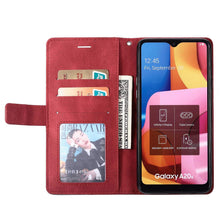 Carica l'immagine nel visualizzatore di Gallery, Cover per Galaxy A20S, Flip Caso in PU Pelle Case Cover Portafoglio Custodia per Samsung Galaxy A20S, [Kickstand] [Slot 