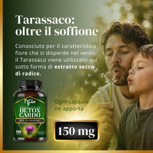 Carica l'immagine nel visualizzatore di Gallery, Cardo Mariano 550 mg 80% Silimarina – 180 Capsule con Tarassaco e Carciofo