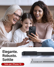 Carica l'immagine nel visualizzatore di Gallery, LeYi Cover Magnetica per iPhone 14 con 2 Pezzi Vetro Temperato(Nero)
