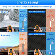Carica l'immagine nel visualizzatore di Gallery, Feebee Copertura Parabrezza Auto Antighiaccio Inverno, Magnetico Copri Telo Esterno Parabrezza Anteriore di Macchina, Pr