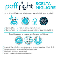 Carica l'immagine nel visualizzatore di Gallery, Paffright 300 Filtri Sigarette, Bocchini per Sigaretta, Filtri Sigarette Tabacco, Filtro Anti-Catrame, Plastica 8mm, Boc