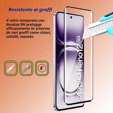 Carica l'immagine nel visualizzatore di Gallery, [2+2 pezzi Vetro Temperato Compatibile con OPPO Reno 12 5G e Fotocamera Pellicola Protettiva,Senza Bolle,Durezza 9H,Anti