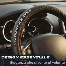 Carica l'immagine nel visualizzatore di Gallery, Coprivolante Auto in Pelle Diametro 38 cm Antiscivolo Copri Volante per Auto