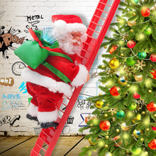 Carica l'immagine nel visualizzatore di Gallery, ZZXLOPEZ Regali di Natale elettrici, Babbo Natale, Babbo Natale, Babbo Natale (con musica), decorazione natalizia per albero di Natale, casa, esterno e interno
