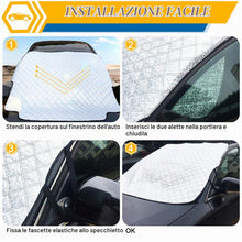 Carica l'immagine nel visualizzatore di Gallery, Copertura Parabrezza Auto,Parasole Auto Parabrezza Anteriore 3 magneti Ripiegabile Contro i Raggi UV per Auto, t roc, Je