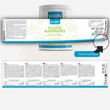 Carica l'immagine nel visualizzatore di Gallery, Glucomannano Forte 4000 mg PiùLife da Konjac Tit. 95% - 240 Compresse