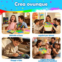 Carica l'immagine nel visualizzatore di Gallery, ZMLM 24 Scratch Art Bambini Set of Scratch Books + 24 Stencil + 24 Penne in Legno - Pensierini Gadget Compleanno Bambini