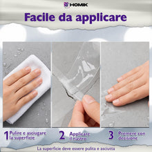 Carica l'immagine nel visualizzatore di Gallery, Nastro Adesivo Impermeabile Trasparente Ultra Resistente 5cm x 2,5m – Nastro di Riparazione Impermeabile per Superfici L