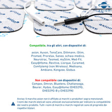 Carica l'immagine nel visualizzatore di Gallery, axion® 16 Elettrodi TENS EMS 5 misti | Connettore Pin da 2 mm