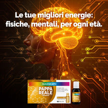 Carica l'immagine nel visualizzatore di Gallery, Massigen - Pappa Reale Tonico Naturale, Integratore Energetico, Azione Ricostituente e Antiossidante, con Miele e Pappa 
