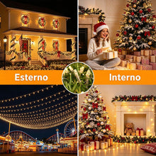 Carica l'immagine nel visualizzatore di Gallery, HeiPard Luci LED Batteria da Esterno Interni Catena Luminosa 5M 50LED 8Modi