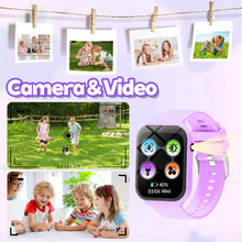 Carica l'immagine nel visualizzatore di Gallery, 1.83" Smartwatch Bambini Fitness Tracker 18 Giochi Fotocamera Contapassi