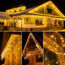 Carica l'immagine nel visualizzatore di Gallery, WOWDSGN Luci Natale Esterno Cascata 15M 660LED, Luci di Natale da Esterno, Tenda Luminosa Natale con Timer, 8 Modalità, 