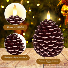 Carica l'immagine nel visualizzatore di Gallery, 2 Pezzi Candela a LED, Candela Alimentata a Batteria con Telecomando