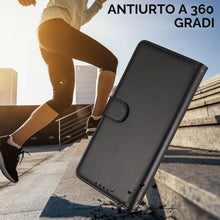Carica l'immagine nel visualizzatore di Gallery, Cover per Motorola Moto G06, Custodia a Libro Nero